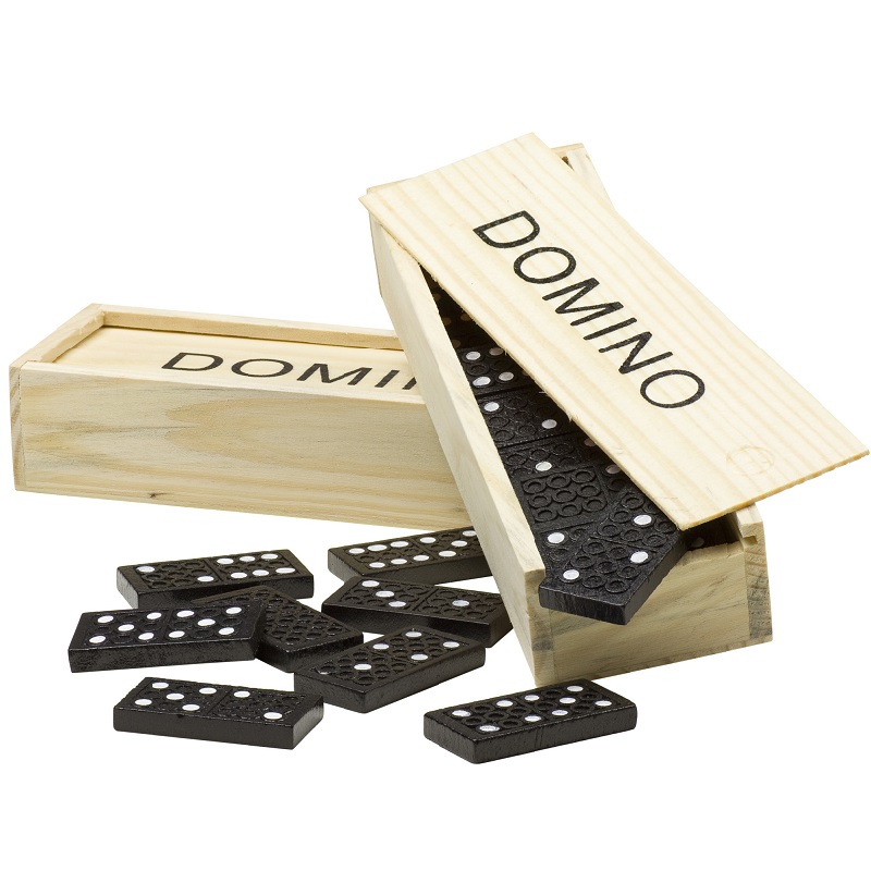 Hölzernes Dominospiel